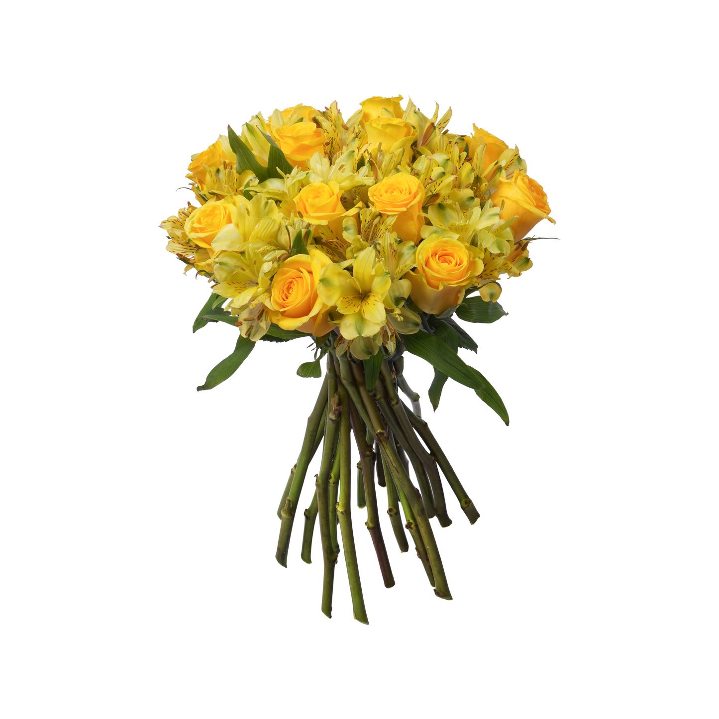 Yellow Roses & Alstroemeria