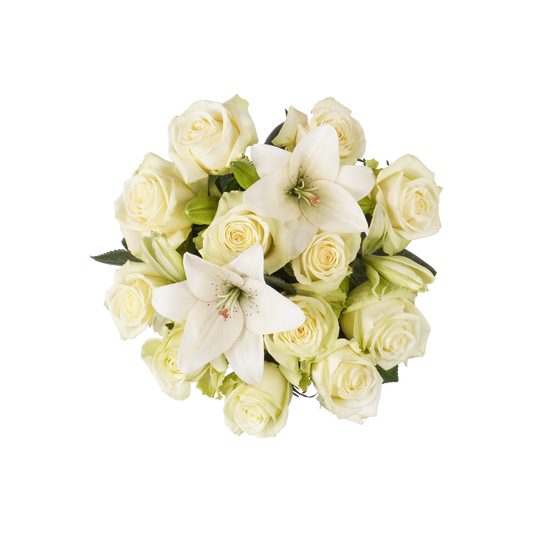 White Roses & Lilies