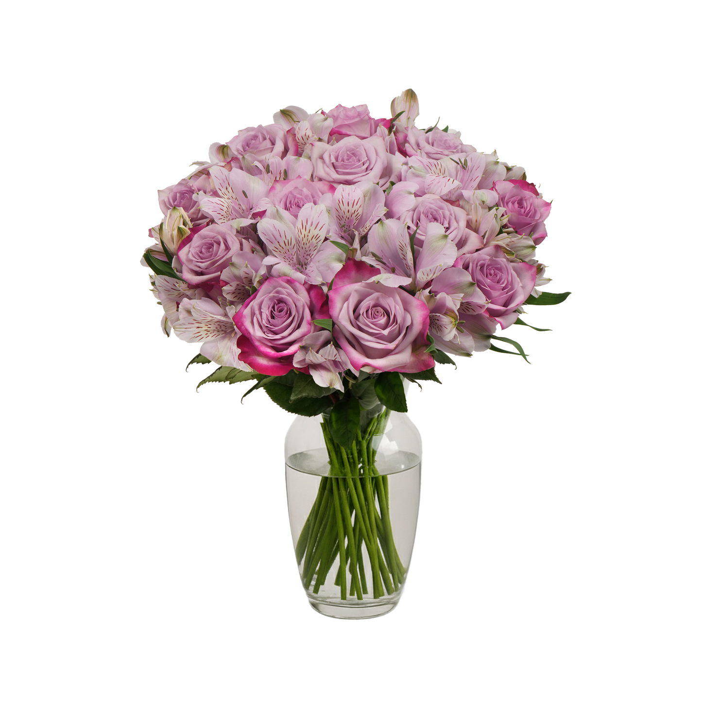 Lavender Roses & Alstroemeria