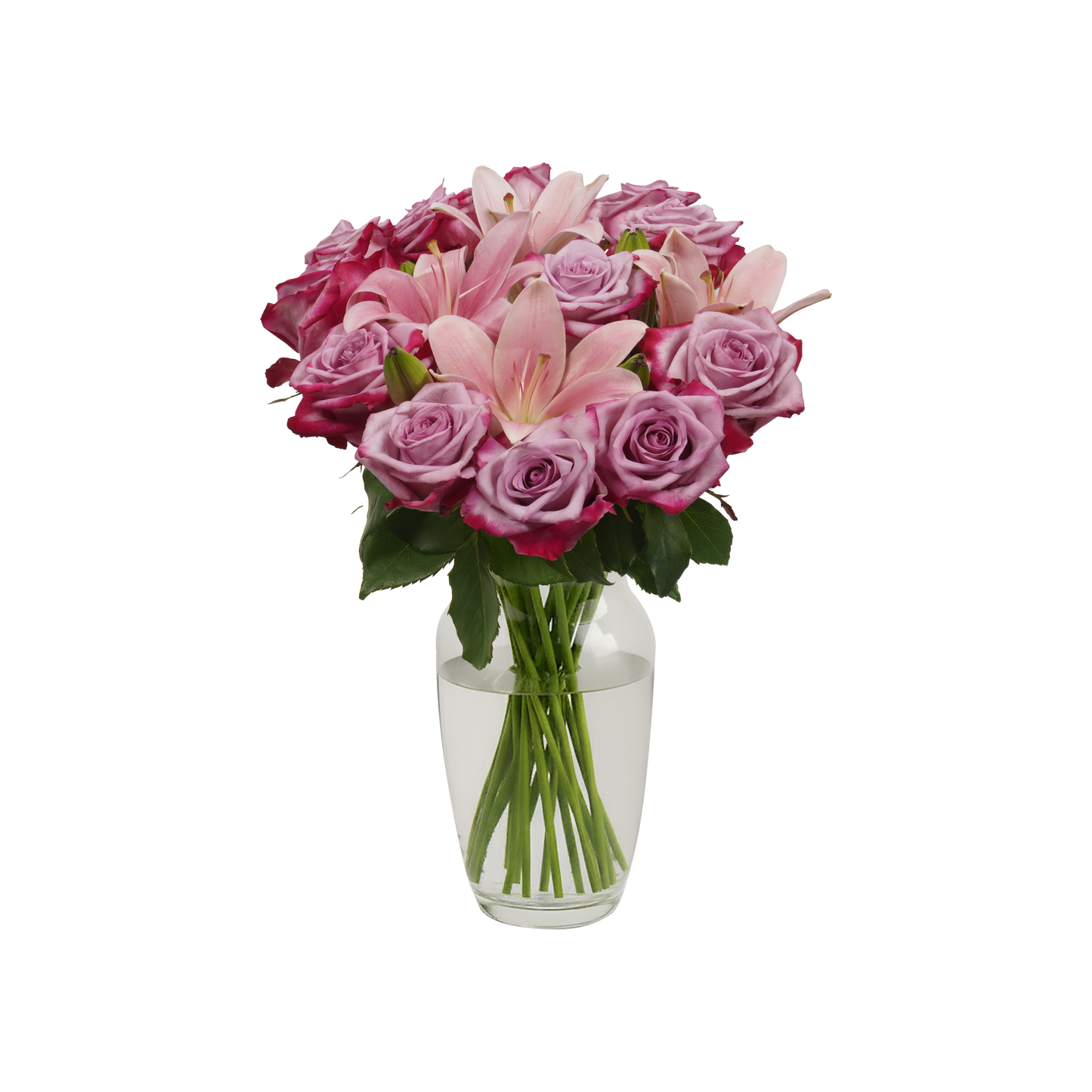 Lavender Roses & Lilies