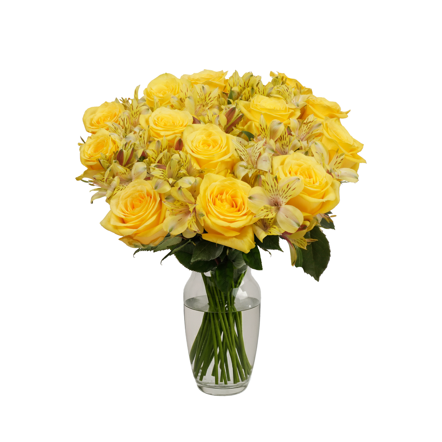 Yellow Roses & Alstroemeria